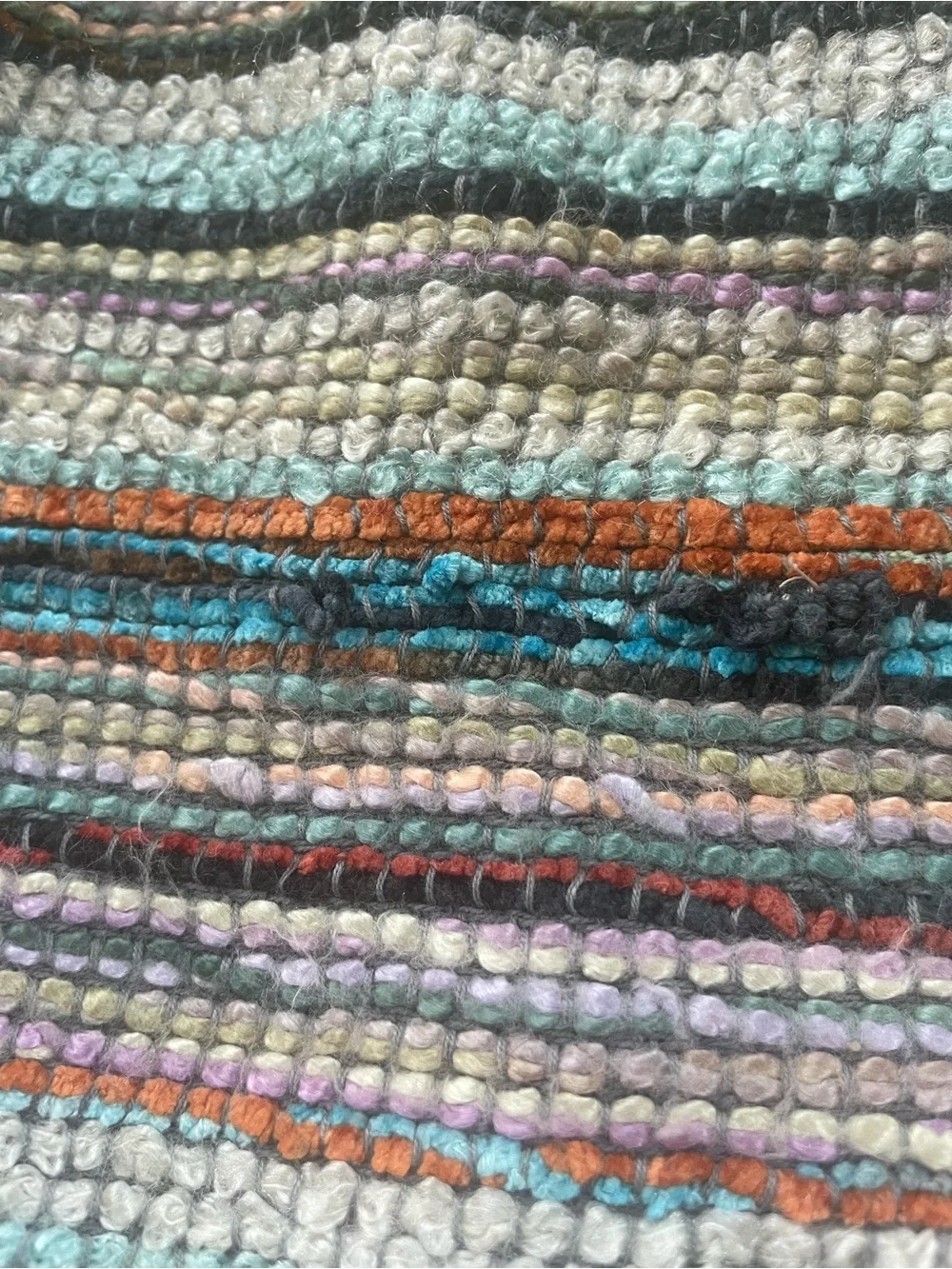 Tory Burch Runway Gasparina Silk Yarn Boho Knit Fringe Mini Skirt 4 Rare Teal